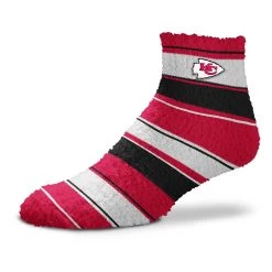 For Bare Feet Kansas City Chiefs Skip Stripe Socks