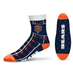 For Bare Feet Chicago Bears Tartan Plaid Socks
