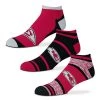 For Bare Feet Kansas City Chiefs 3pk Flash Socks