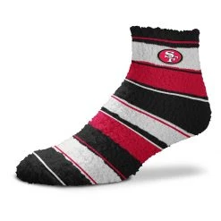 For Bare Feet San Francisco 49ers Skip Stripe Socks