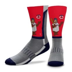 For Bare Feet Minnesota Twins RWB 21 Socks