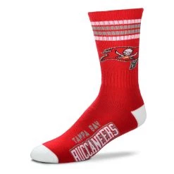 For Bare Feet Tampa Bay Buccaneers Four Stripe Deuce Socks