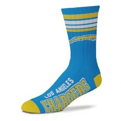 For Bare Feet Los Angeles Chargers 4 Stripe Deuce Crew Socks Navy -Deals For Bare Feet Store unnamed file 367