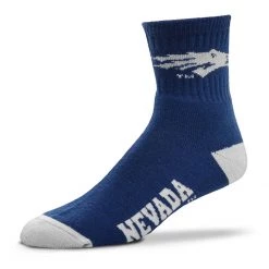 For Bare Feet Nevada Wolf Pack Crew Socks