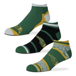 For Bare Feet North Dakota State Bison Cash No Show Socks