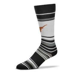 For Bare Feet Texas Longhorns Mas Stripe Socks